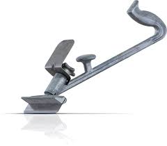 Grillkratzer, 513-MCG, Aluminium B432mm, mit Griffschutz