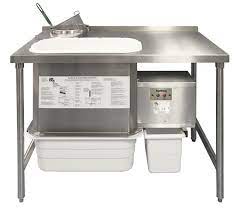 AyrKing BBS-U-4830 Blender/Sifter Table Panierstation
