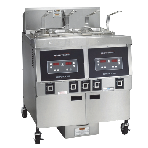 Henny Penny - OFE 322 Elektro (Full/Full Becken) Offene Fritteuse mit Computron 8000 Computer